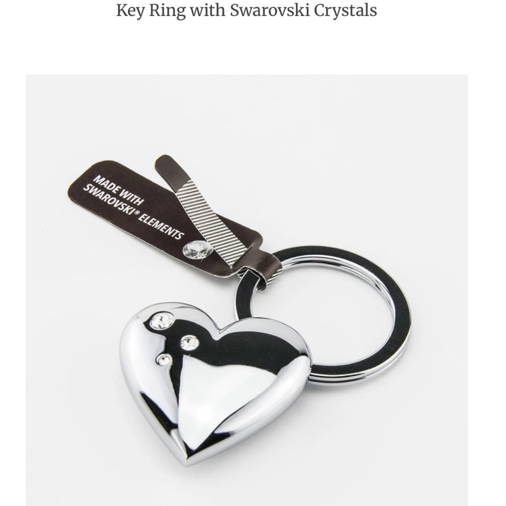 Silver Heart Keyring - Picture 4 of 14